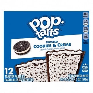 Kellogg's - Pop-Tarts Frosted Cookies & Creme 576 Gram