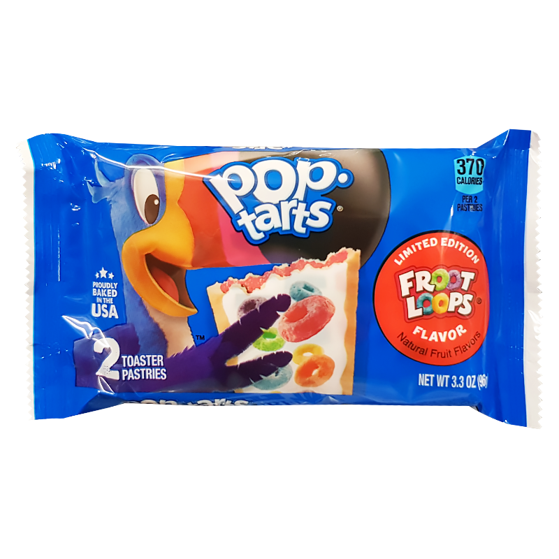 Kellogg's - Pop Tarts Limited Edition Froot Loops Geschmack 96 Gramm