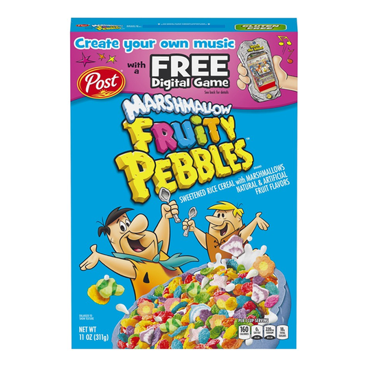 Post - Marshmallow Fruity Pebbles Cereal 311 Gram