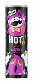 Pringles - Hot Scary BBQ Ribs Glow In The Dark 160 Gram