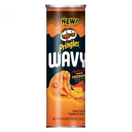 Pringles - Wavy Applewood Smoked Cheddar 137 Gram