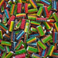 Dolce Plus - Mini Saure Regenbogen-Stifte, gefüllt mit Schokolade, 250 Gramm (Halal)