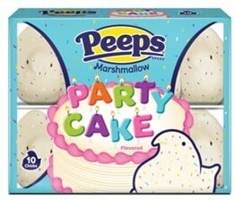 Peeps - Party Cake Marshmallow Chicks 85 Gram