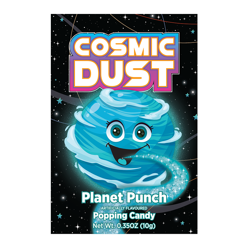 Cosmic Dust - Planet Punch Popping Candy 10 Gram