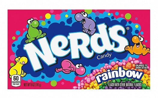 Wonka Nerds Rainbow Theatre Box  141 Gram