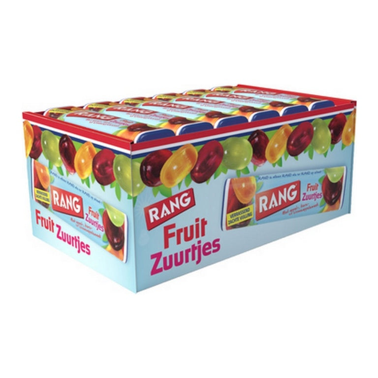 Rang Fruit Zuurtjes 37 Gram 24 Pieces*
