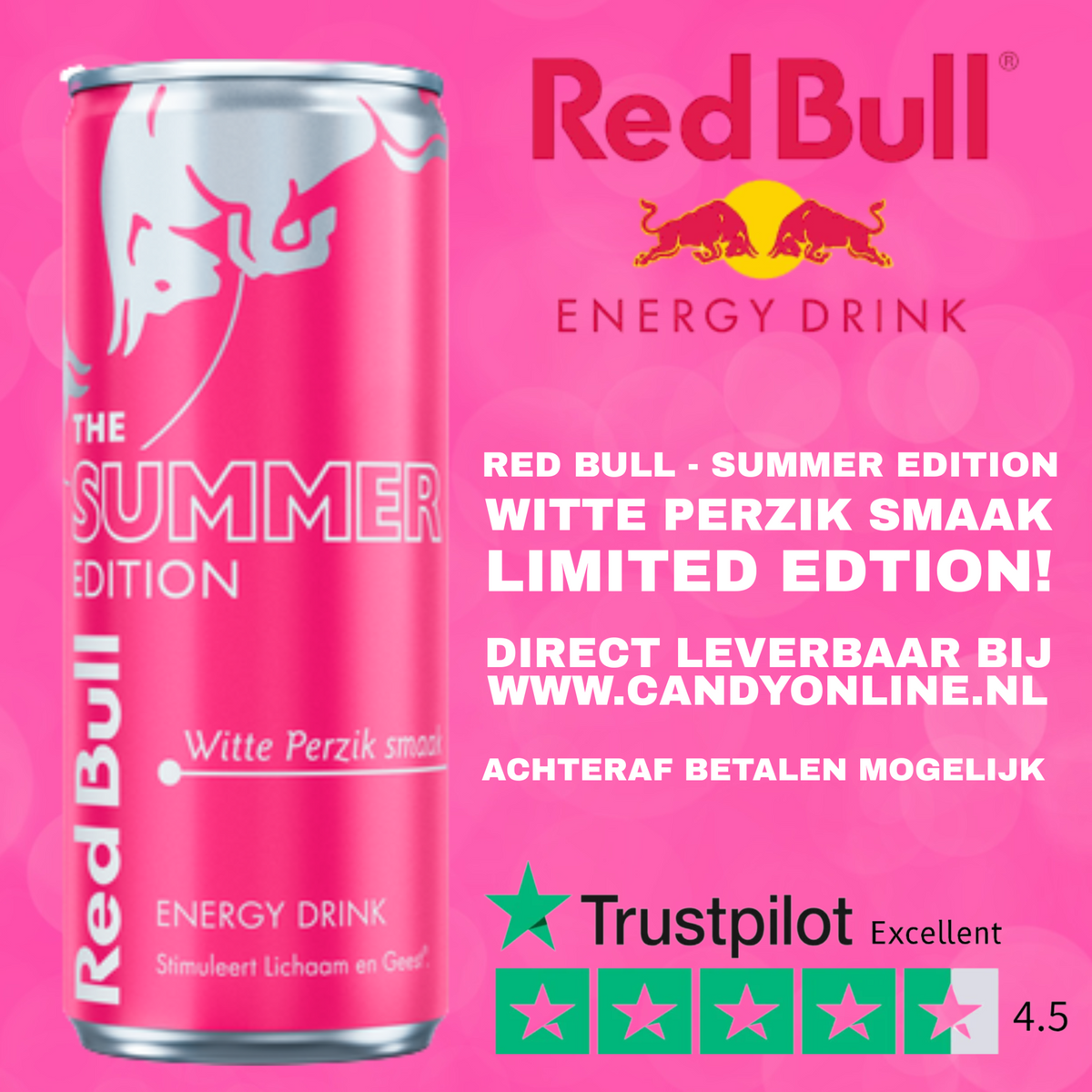 Red Bull - The Summer White Peach 250ml