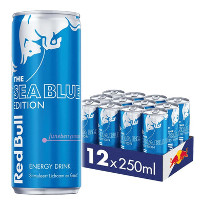 Red Bull - Sea Blue Edtion 250ml 12 Pieces