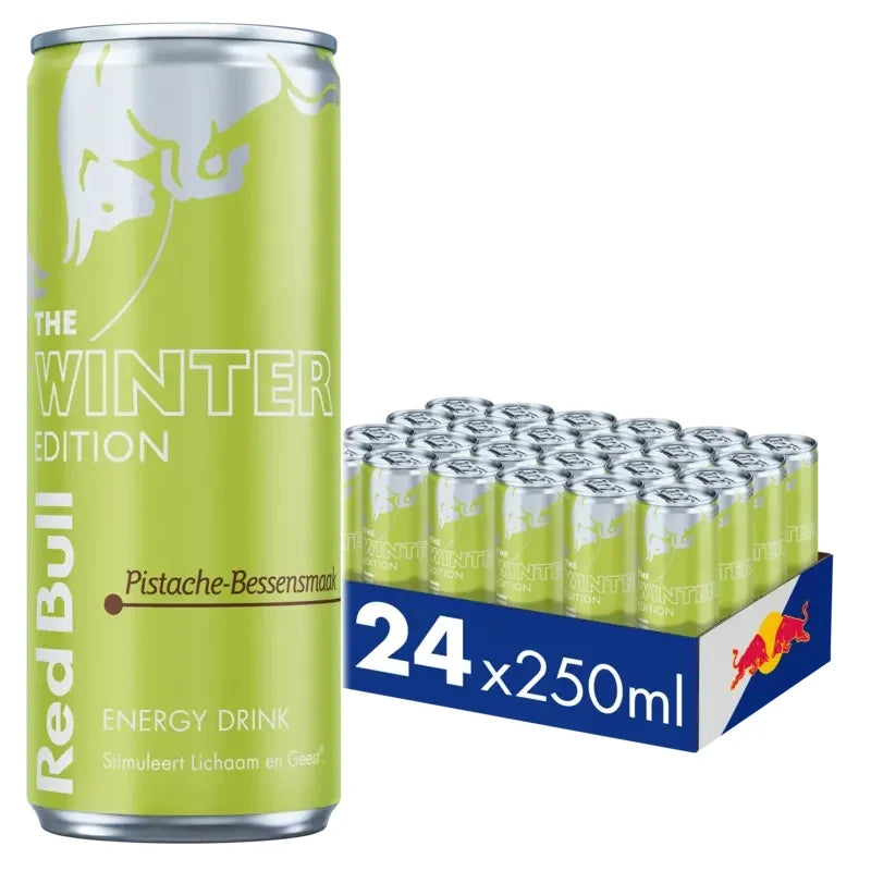 Red Bull - Energy Winter Edition Pistache Bessen 250ml 24 Blikjes