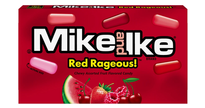 Mike and Ike Red Rageous Theatre Box 120 Gram