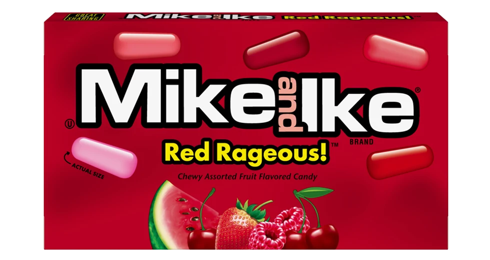 Mike and Ike Red Rageous Theatre Box 120 Gram