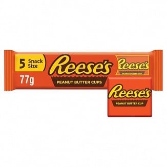 Reese's - Peanut Butter Cups Snack Size 5-Pack 77 Gram