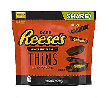 Reese's - Peanut Butter Cups Thins Dark 209 Gram
