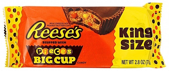 Reese's - Peanut Butter Cups with Reese's Pieces King Size 79 Gram