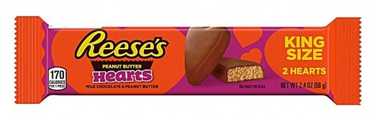 Reese's - Peanut Butter Hearts King Size 68 Gram