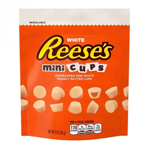 Reese's - Weiße Erdnussbutter Minis, unverpackt, 226 Gramm