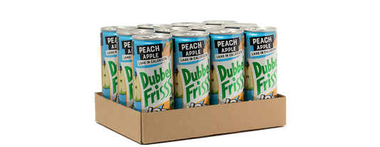 Bubbel Fris - Apple Peach 250ml 12 Blikjes