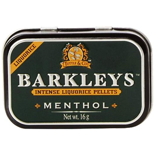 Barkleys - Liquorice Pellets Menthol 16 Gram