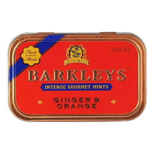 Barkleys - Tin Ginger & Orange 50 Gram