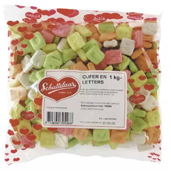 Mini RaspbSchuttelaar - Zahlen und Buchstaben 1 Kiloerry/Blackberry 1 Kilo - Kopie