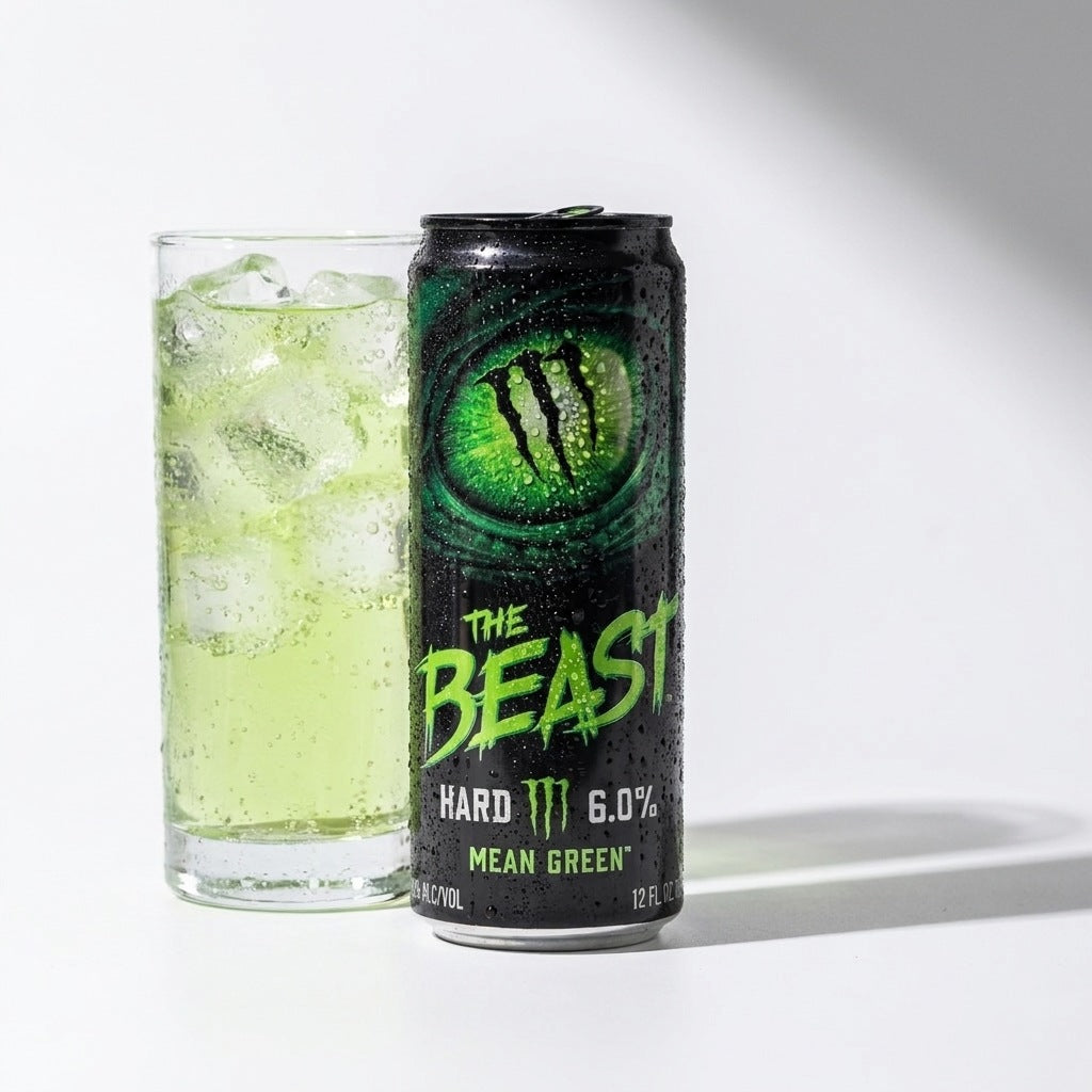 Monster - The Beast Mean Green 6% 355ml sfeerbeeld