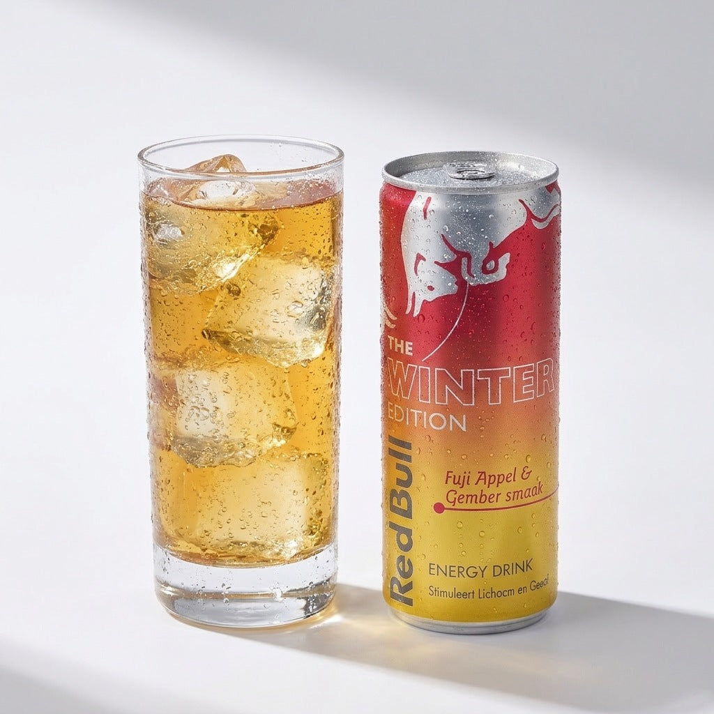 Red Bull - Winter Edition Fuji Appel & Gember 250ml 12 Blikjes sfeerbeeld