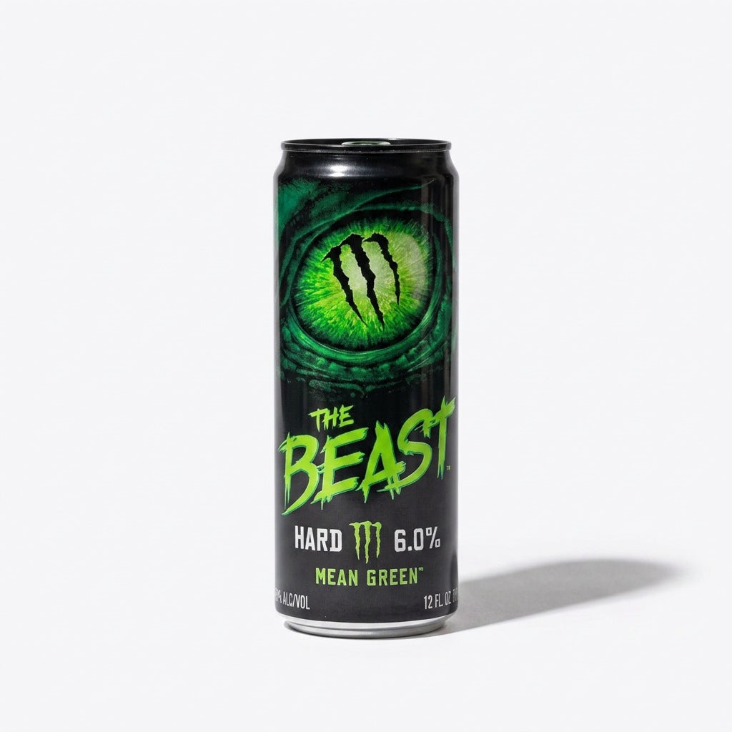 Monster - The Beast Mean Green 6% 355ml sfeerbeeld