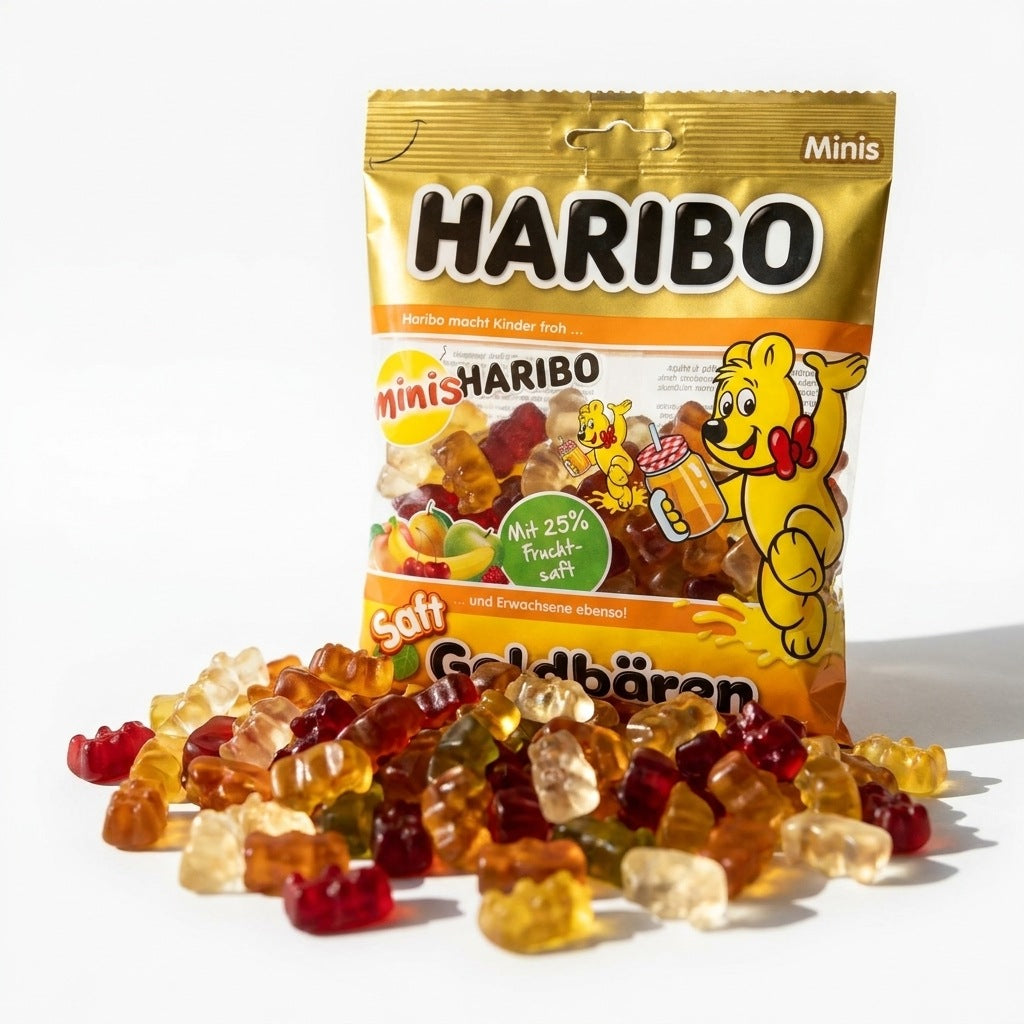 Haribo - Juice Gold Bears Mini 220 Gram sfeerbeeld