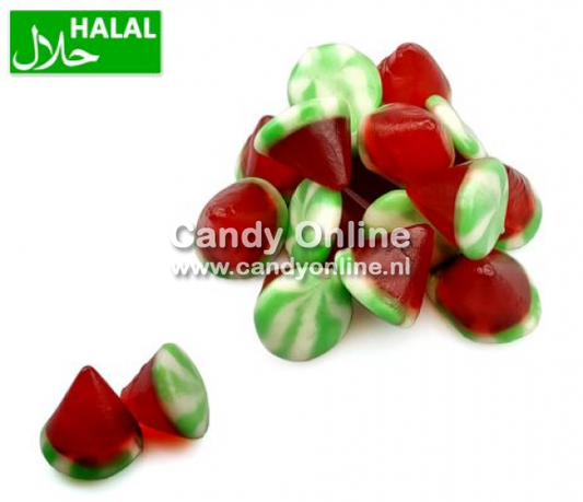 Dolce Plus - Jelly Strawberry Cones 1 Kilo (Halal)