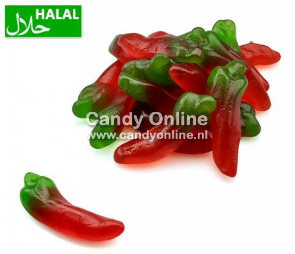 Dolce Plus - Mini Jelly Chili Peppers 1 Kilo (halal)