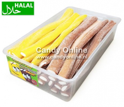Jake - Jumbo Sour Pineapple-Coco 30 Stück 1,5 Kilo (Halal)