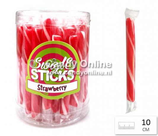 Swigle - Sticks Strawberry 10 Gram 50 Stuks