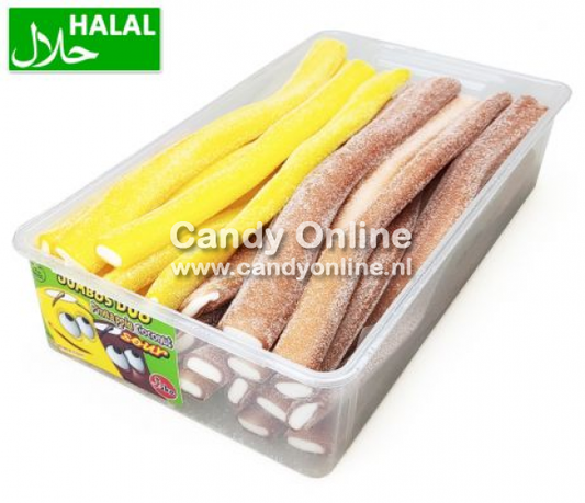 Jake - Jumbo Sour Pineapple-Coco 30 Stuks 1,5 Kilo (Halal)