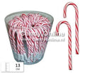 Candy Canes Rood / Wit 13 cm 50 Pieces
