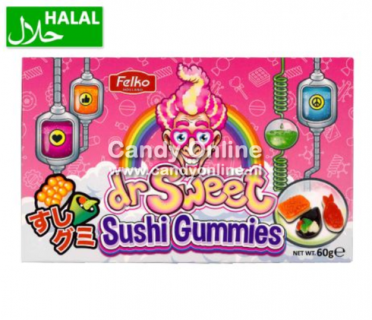 Dr. Sweet - Sushi Gummies 60 Gram