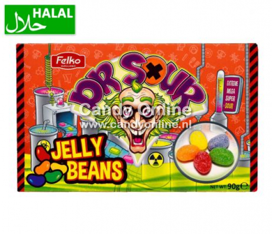 Dr. Sour - Jelly Beans 90 Gram (Halal)