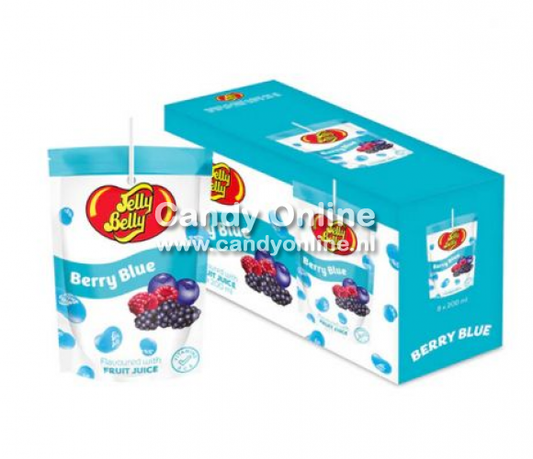 Jelly Belly - Berry Blue Drinkbag 200ml 8-Pack