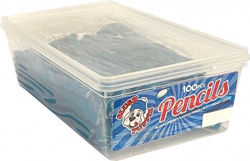 Slush Puppie - Pencils Blue Raspberry 100 Pack