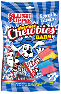 Slush Puppie - Sherbet Chewbies Bars 120 Gram