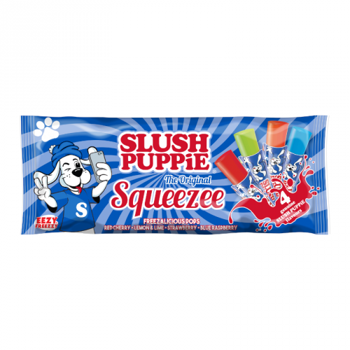 Slush Puppie – Squeezee Fruchteis am Stiel, 10er-Packung