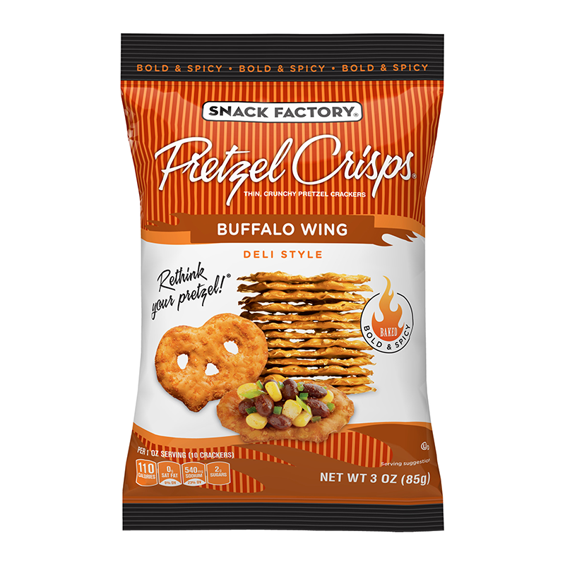 Snack Factory - Brezelchips Buffalo Wing 85 Gramm