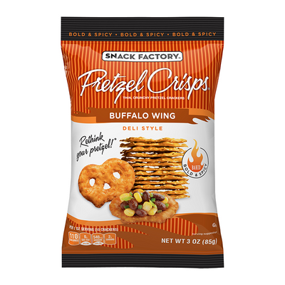 Snack Factory - Pretzel Crisps Buffalo Wing 85 Gram