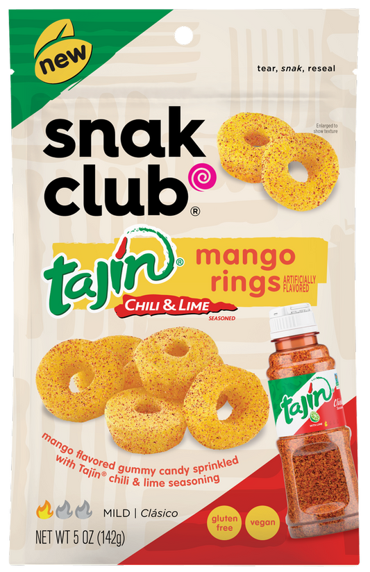 Snakclub - Tajin Mango Rings Chili & Lime 142 Gram