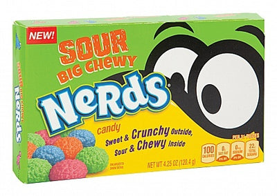 Wonka - Boîte de bonbons acidulés Big Chewy Nerds Theater 120,4 grammes