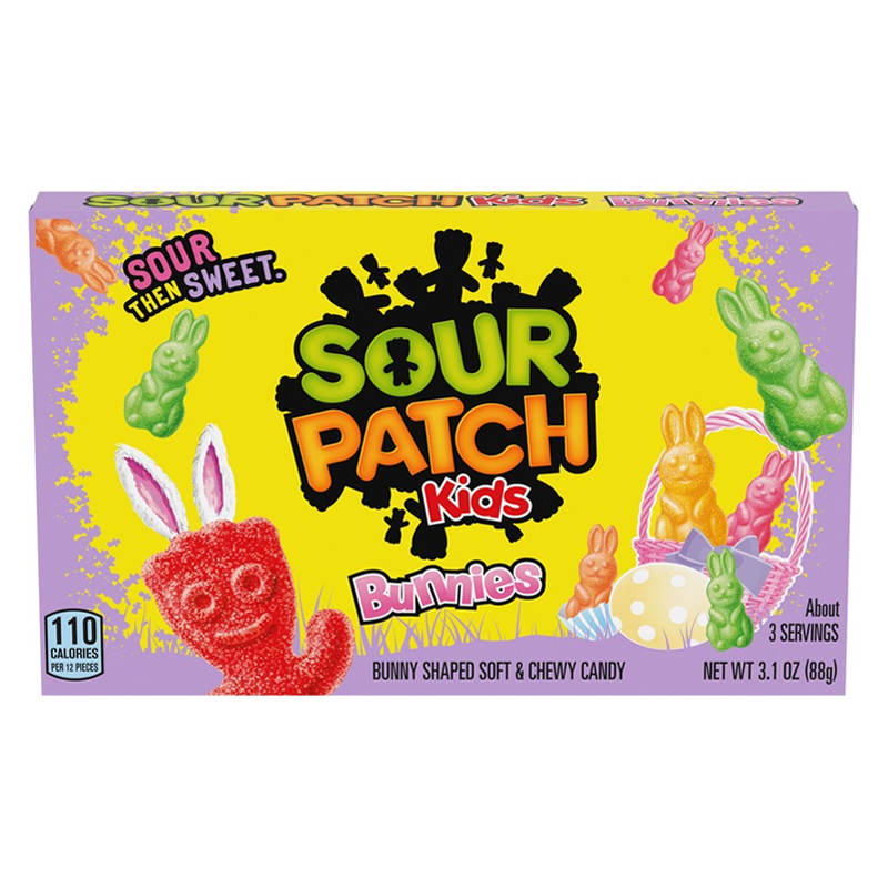 Sour Patch - Kids Bunnies Theatre Box 88 Gram