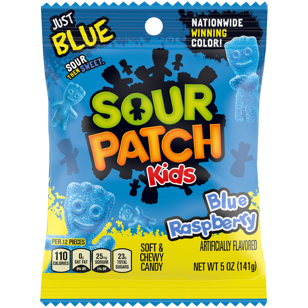 Sour Patch - Kids Blue Raspberry Peg Bag 141 Gram