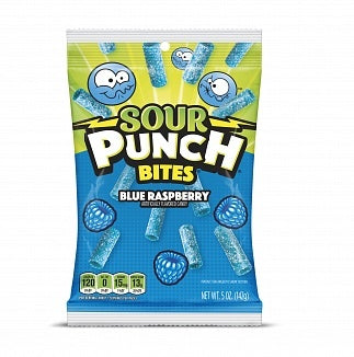 Sour Punch - Bites Blue Raspberry 142 Gram