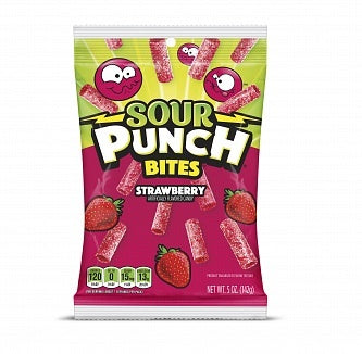 Sour Punch - Bites Strawberry 142 Gram