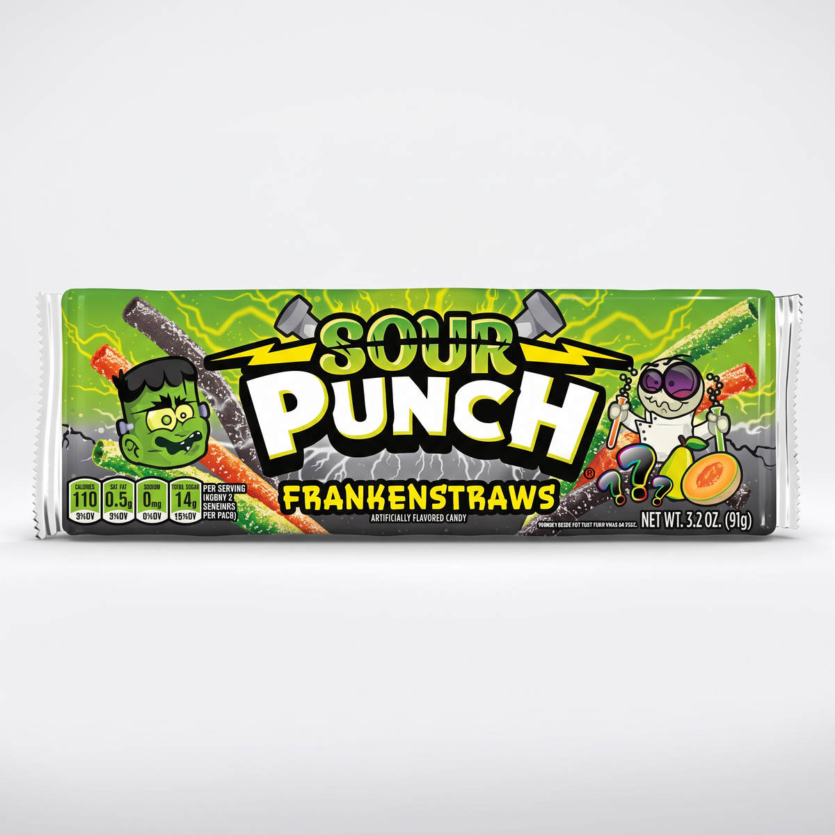 Sour Punch - Frankenstraws 91 Gram