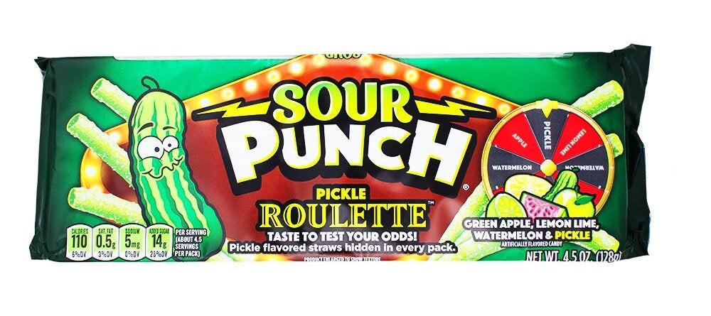 Sour Punch - Pickle Roulette 128 Gram